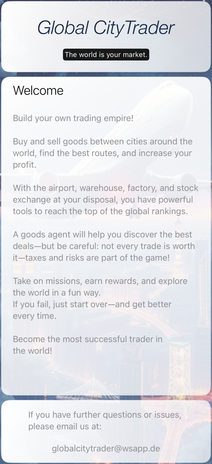 Support Global City Trader